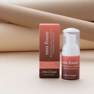 SunFoam Sunless Tanning Mousse - Travel Size - 30mL, MIXOLOGIE - A Blissfully Beautiful Boutique