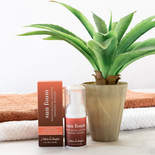 SunFoam Sunless Tanning Mousse - Travel Size - 30mL, MIXOLOGIE - A Blissfully Beautiful Boutique