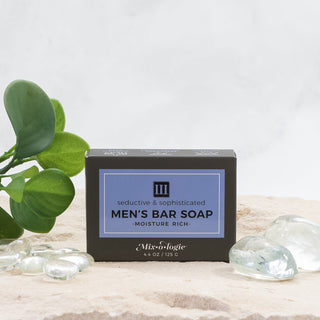 Bar Soap - Men's III (Seductive & Sophisticated) scent, MIXOLOGIE - A Blissfully Beautiful Boutique