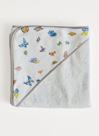 Madame Butterfly Hooded Bath Towel