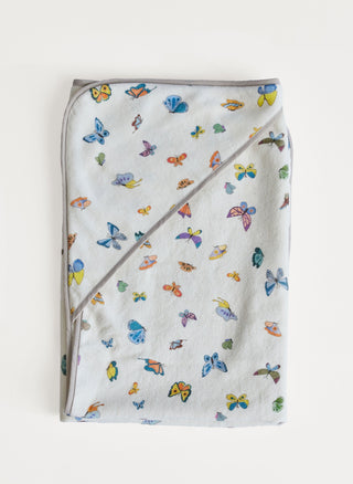 Madame Butterfly Hooded Bath Towel