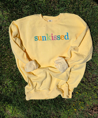 Vintage Summer Georgia Bold Serif Custom Phrase Embroidered Shirt, Merch Girls - A Blissfully Beautiful Boutique