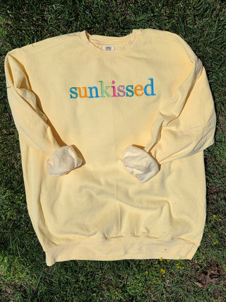 Vintage Summer Georgia Bold Serif Custom Phrase Embroidered Shirt, Merch Girls - A Blissfully Beautiful Boutique