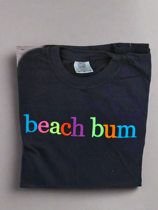 Custom Phrase in Neon Georgia Bold Serif Embroidered Shirt, Merch Girls - A Blissfully Beautiful Boutique