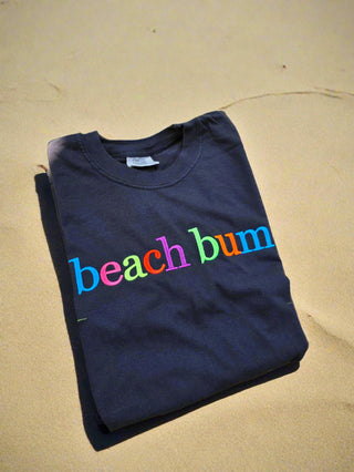 Custom Phrase in Neon Georgia Bold Serif Embroidered Shirt, Merch Girls - A Blissfully Beautiful Boutique