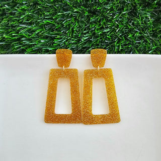 Avery Earrings - Yellow Gold Glitter, ShopCottonBelles - A Blissfully Beautiful Boutique