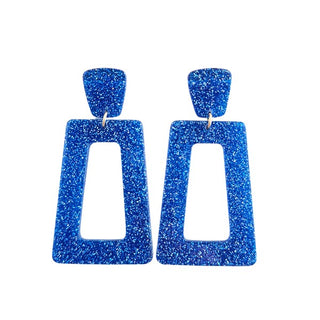 Avery Earrings - Blue Glitter, ShopCottonBelles - A Blissfully Beautiful Boutique