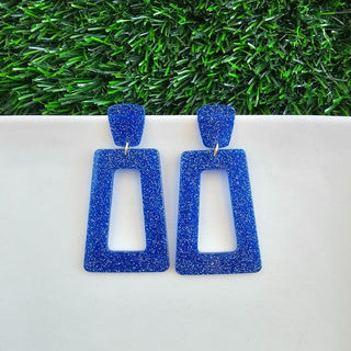 Avery Earrings - Blue Glitter, ShopCottonBelles - A Blissfully Beautiful Boutique