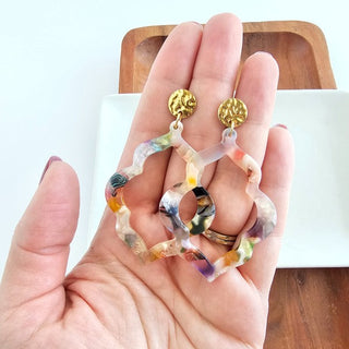Talia Earrings - Multicolor, ShopCottonBelles - A Blissfully Beautiful Boutique