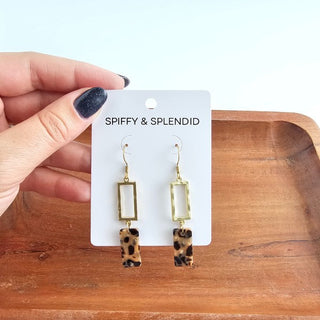 Raya Earrings - Cheetah, ShopCottonBelles - A Blissfully Beautiful Boutique