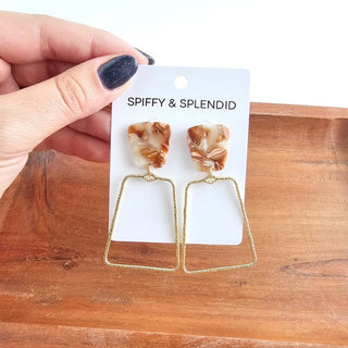 Ariana Earrings - Rust, ShopCottonBelles - A Blissfully Beautiful Boutique