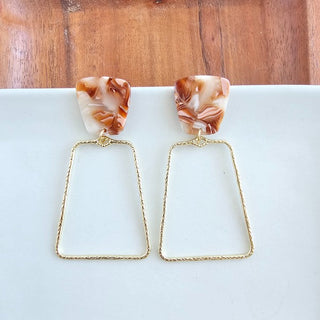 Ariana Earrings - Rust, ShopCottonBelles - A Blissfully Beautiful Boutique