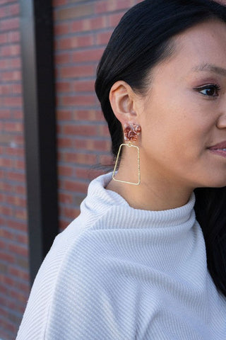 Ariana Earrings - Rust, ShopCottonBelles - A Blissfully Beautiful Boutique