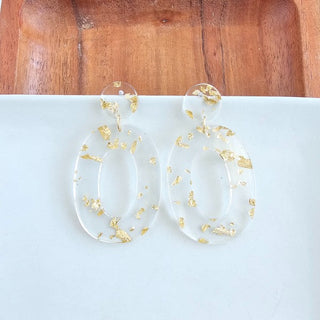 Sloan Earrings - Gold Foil, ShopCottonBelles - A Blissfully Beautiful Boutique