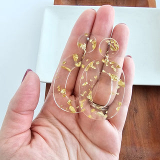 Sloan Earrings - Gold Foil, ShopCottonBelles - A Blissfully Beautiful Boutique