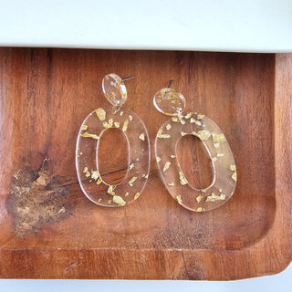 Sloan Earrings - Gold Foil, ShopCottonBelles - A Blissfully Beautiful Boutique