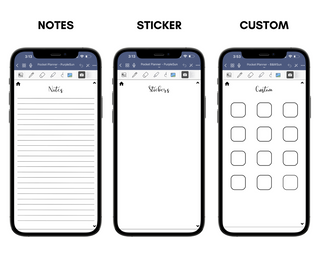 Digital Phone Planner Black