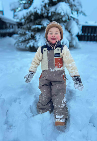 Waterproof Snow bib for youth and toddler, Keep the Littles Wild - A Blissfully Beautiful Boutique