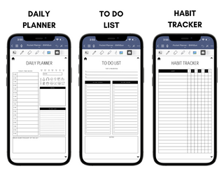 Digital Phone Planner Neutral, Jessica Autumn - A Blissfully Beautiful Boutique