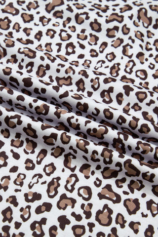 Khaki Contrast Trim Plus Size Leopard Vest, Dear-Lover Dropshipping - A Blissfully Beautiful Boutique