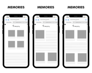 Digital Travel Phone Planner Black