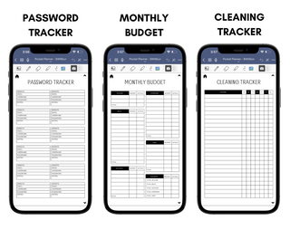 Digital Phone Planner Neutral, Jessica Autumn - A Blissfully Beautiful Boutique
