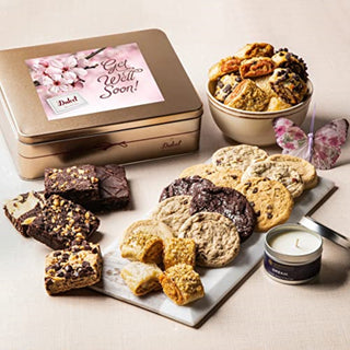 Classic Tin Treats Within Gift Basket, Dulcet Gift Baskets - A Blissfully Beautiful Boutique