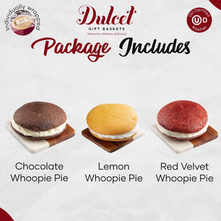 Whoopie Pie Assortment Gift Package 6, Dulcet Gift Baskets - A Blissfully Beautiful Boutique