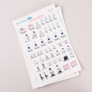 3 Sheets Self Care Sticker Set