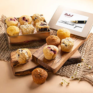 Muffin Assortment Tin, Dulcet Gift Baskets - A Blissfully Beautiful Boutique