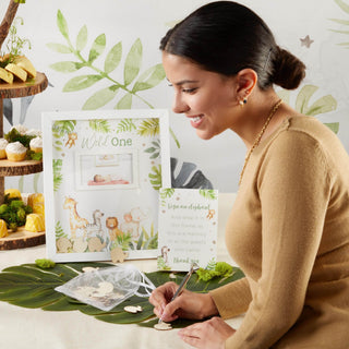 Baby Shower Guest Book Alternative - Safari, A Blissfully Beautiful Boutique - A Blissfully Beautiful Boutique