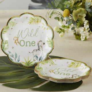 Safari Baby 7 in. Premium Paper Plates (Set of 16), A Blissfully Beautiful Boutique - A Blissfully Beautiful Boutique
