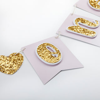 Gold Glitter 1st Birthday D...cor Kit, A Blissfully Beautiful Boutique - A Blissfully Beautiful Boutique