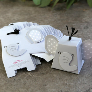 ELEPHANT FAVOR BOX (SET OF 12), A Blissfully Beautiful Boutique - A Blissfully Beautiful Boutique