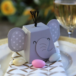 ELEPHANT FAVOR BOX (SET OF 12), A Blissfully Beautiful Boutique - A Blissfully Beautiful Boutique