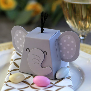 ELEPHANT FAVOR BOX (SET OF 12), A Blissfully Beautiful Boutique - A Blissfully Beautiful Boutique