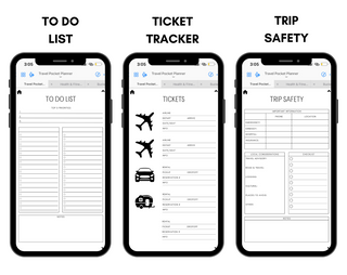 Digital Travel Phone Planner Neutral