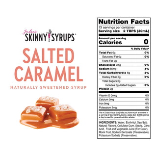 Jordan's Skinny Mixes - Naturally Sweetened Salted Caramel Syrup, Skinny Mixes - Faire - A Blissfully Beautiful Boutique
