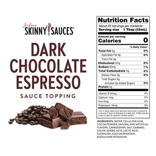 Jordan's Skinny Mixes - Sugar Free Dark Chocolate Espresso Sauce, Skinny Mixes - Faire - A Blissfully Beautiful Boutique