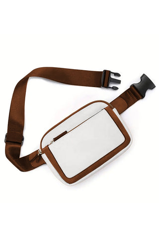 White Adjustable Strap Mini PU Leather Crossbody Bag, A Blissfully Beautiful Boutique - A Blissfully Beautiful Boutique