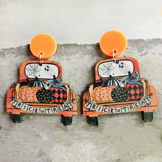 Halloween Drop Earrings, Trendsi - A Blissfully Beautiful Boutique
