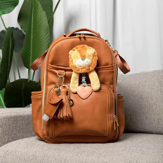 Cognac Boss Plus™ Backpack Diaper Bag, Itzy Ritzy - A Blissfully Beautiful Boutique