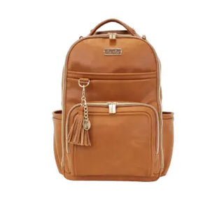 Cognac Boss Plus™ Backpack Diaper Bag, Itzy Ritzy - A Blissfully Beautiful Boutique
