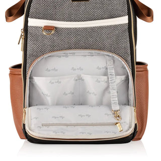 Coffee and Cream Boss Plus™ Backpack Diaper Bag, Itzy Ritzy - A Blissfully Beautiful Boutique