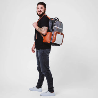Coffee and Cream Boss Plus™ Backpack Diaper Bag, Itzy Ritzy - A Blissfully Beautiful Boutique