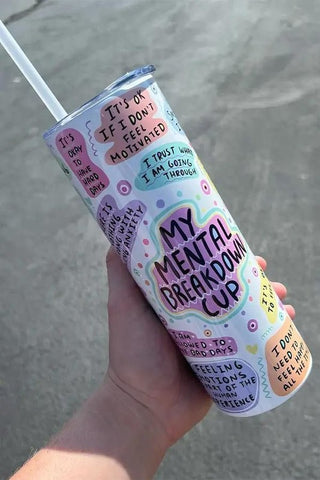 Mental Breakdown Tumbler, Southern Chic Wholesale - A Blissfully Beautiful Boutique