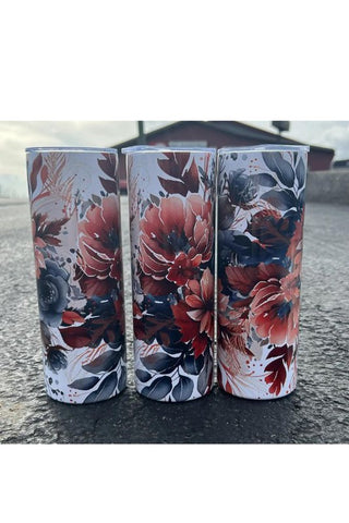 Floral Boho Tumbler, Southern Chic Wholesale - A Blissfully Beautiful Boutique