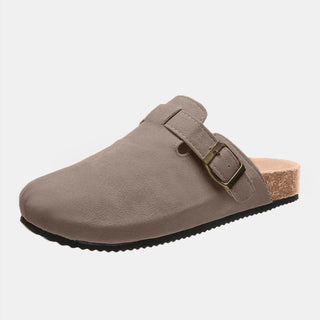 Suede Closed Toe Buckle Slide, Trendsi - A Blissfully Beautiful Boutique