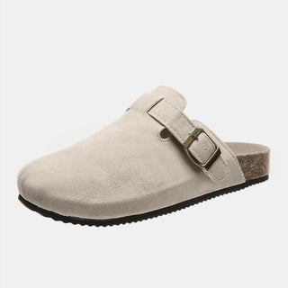 Suede Closed Toe Buckle Slide, Trendsi - A Blissfully Beautiful Boutique