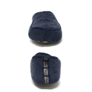 Sherpa Blue - Men's Cozy Sherpa House Slippers, Oooh Yeah Socks - A Blissfully Beautiful Boutique